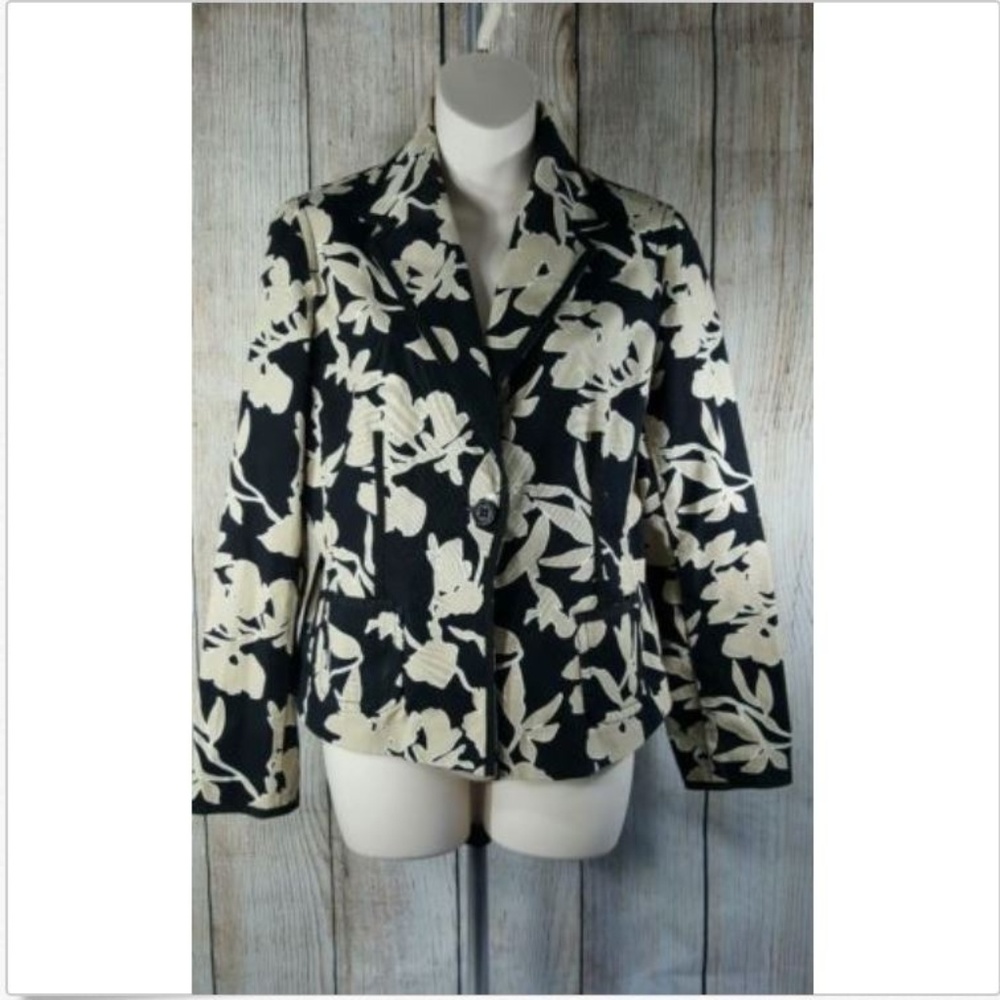 Liz Claiborne Blazer Fitted One Button